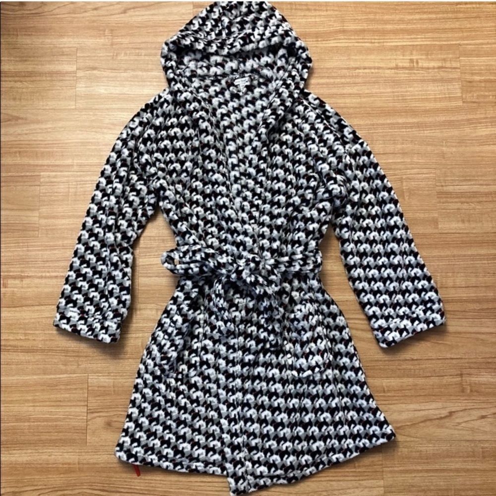 Vera Bradley Scotty Dog Fleece Robe EUC